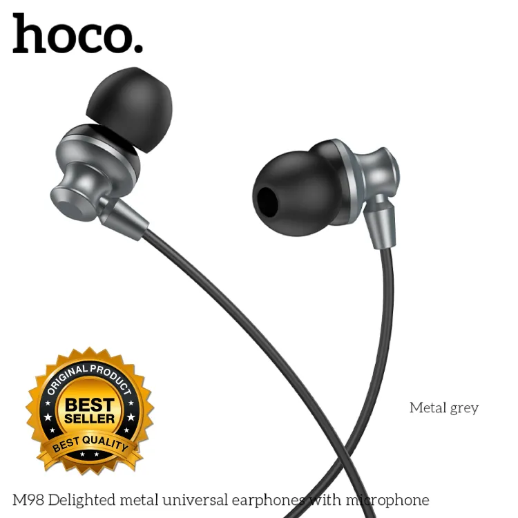 Hoco M98 Wired Headphone Volume Control With Mic Hoco M98 Wired Headphone Volume Control With Mic