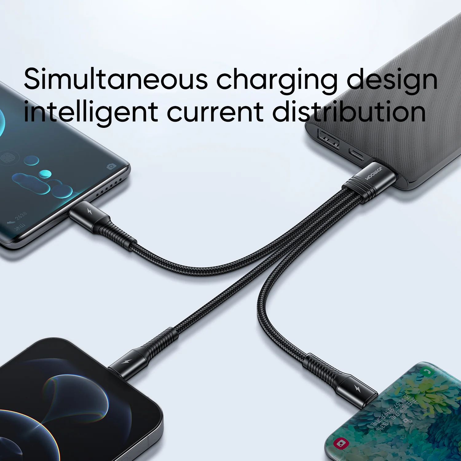 Joyroom 3 In 1 Charging Cable 0 15M Micro Type C Lightning (S 01530G9) 1 Joyroom 3 In 1 Charging Cable 0 15M Micro Type C Lightning (S 01530G9) 1