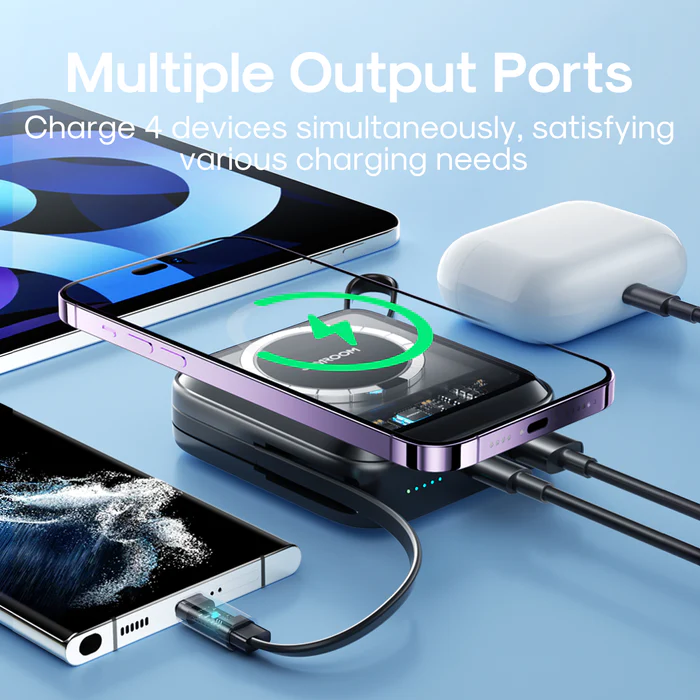 Joyroom Jr L007 Icyseries 22 5W, 10000Mah Magnetic Wireless Power Bank (Lightning Port) 4 Joyroom Jr L007 Icyseries 22 5W, 10000Mah Magnetic Wireless Power Bank (Lightning Port) 4