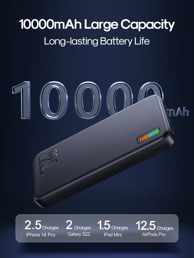 Joyroom Jr Qp194 10000Mah 22 5W Fast Charging Power Bank 2 Joyroom Jr Qp194 10000Mah 22 5W Fast Charging Power Bank 2