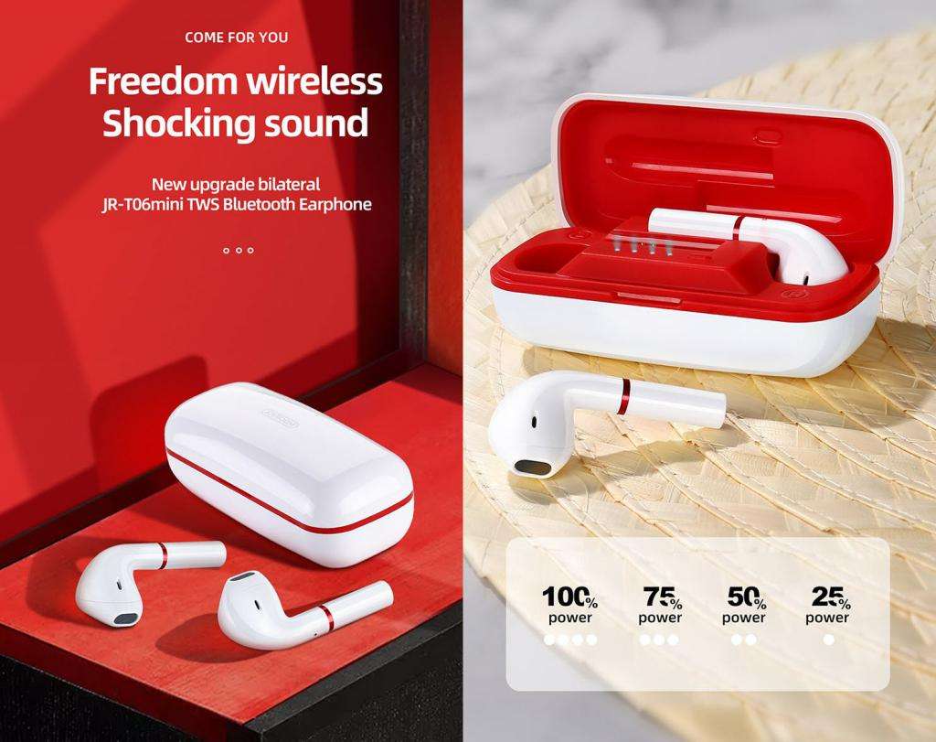 Joyroom Jr T06 Mini Tws Wireless Bluetooth Earbuds 5 Joyroom Jr T06 Mini Tws Wireless Bluetooth Earbuds 5