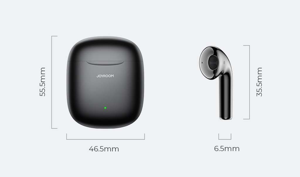 Joyroom Jr T13 True Wireless Earbuds – Black Color Joyroom Jr T13 True Wireless Earbuds – Black Color