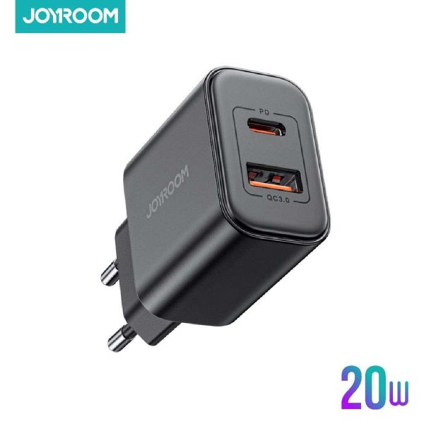 Joyroom Jr Tcf05 20W Pd+Qc 3.0 Dual Port Fast Charger 1 Joyroom Jr Tcf05 20W Pd+Qc 3.0 Dual Port Fast Charger 1