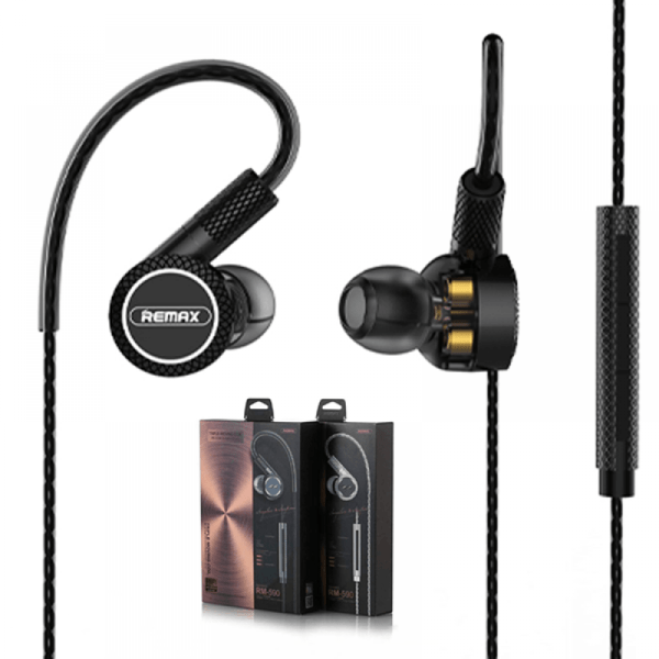 Remax Earhook Earphone Rm 590 2 Remax Earhook Earphone Rm 590 2
