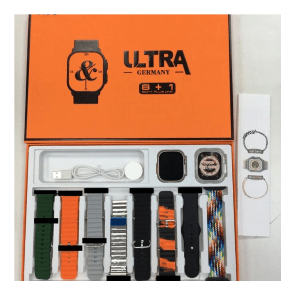 Y80 Ultra Smartwatch With 8 Strap 1