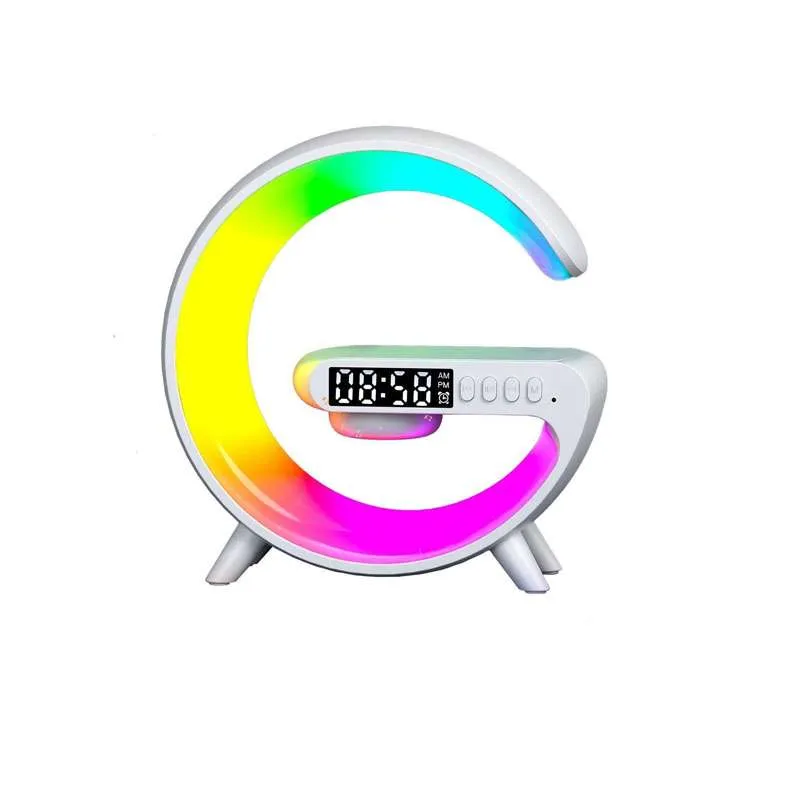 G63 Atmosphere Rgb Light Bluetooth Speaker With Wireless Charging B G63 Atmosphere Rgb Light Bluetooth Speaker With Wireless Charging B