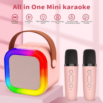 K12 Portable Karaoke Bluetooth Speaker With Microphone B K12 Portable Karaoke Bluetooth Speaker With Microphone B