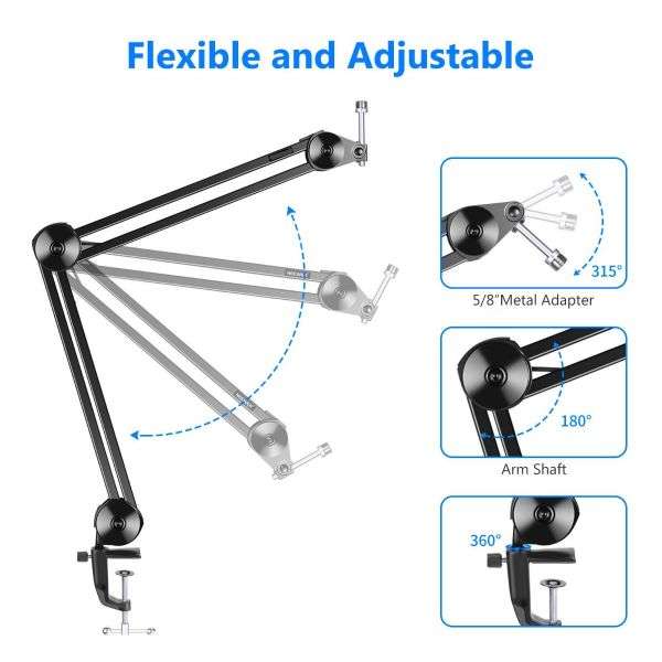 Microphone Monster Arm (Regular Size, 19 Inch) C Microphone Monster Arm (Regular Size, 19 Inch) C