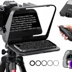 ULANZI RT02 Universal Teleprompter for Camera, Tablet, Smartphone with Remote Control
