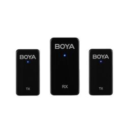 BOYA BY WMic5 M2 Ultracompact 2.4GHz Dual Channel Wireless Microphone System