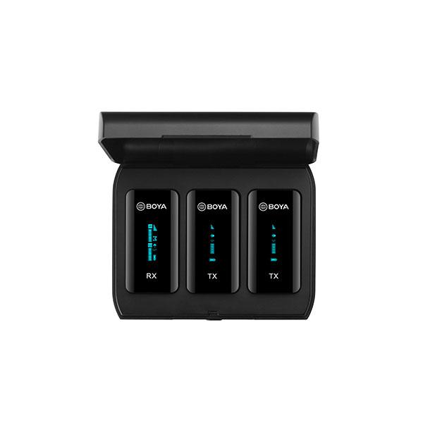 Boya By Xm6 K2 2.4Ghz Ultra Compact Wireless Microphone System Kit Boya By Xm6 K2 2.4Ghz Ultra Compact Wireless Microphone System Kit