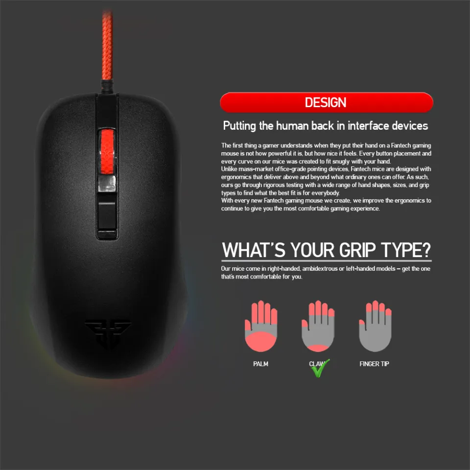 Fantech G13 Rhasta Ii Pro Gaming Mouse C Fantech G13 Rhasta Ii Pro Gaming Mouse C