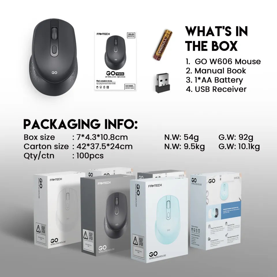 Fantech Go W605 Wireless Mouse E Fantech Go W605 Wireless Mouse E