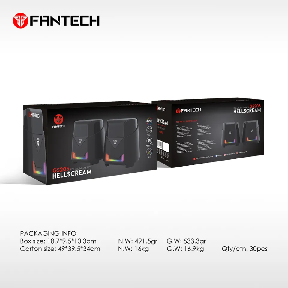 Fantech Hellscream Gs202 Rgb Mobile Gaming &Amp; Music Speaker C Fantech Hellscream Gs202 Rgb Mobile Gaming &Amp; Music Speaker C