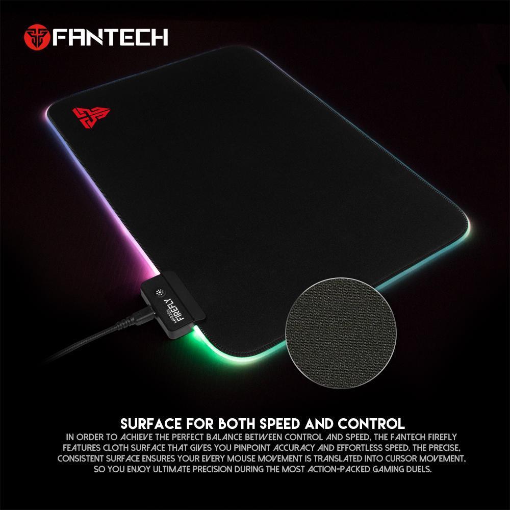 Fantech Mpr800S Firefly Rgb Black Mouse Pad E Fantech Mpr800S Firefly Rgb Black Mouse Pad E