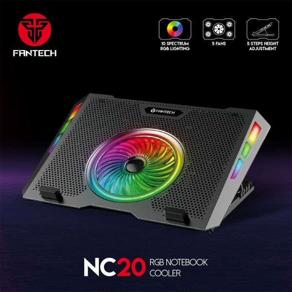 Fantech Nc20 Rgb Laptop Cooler B