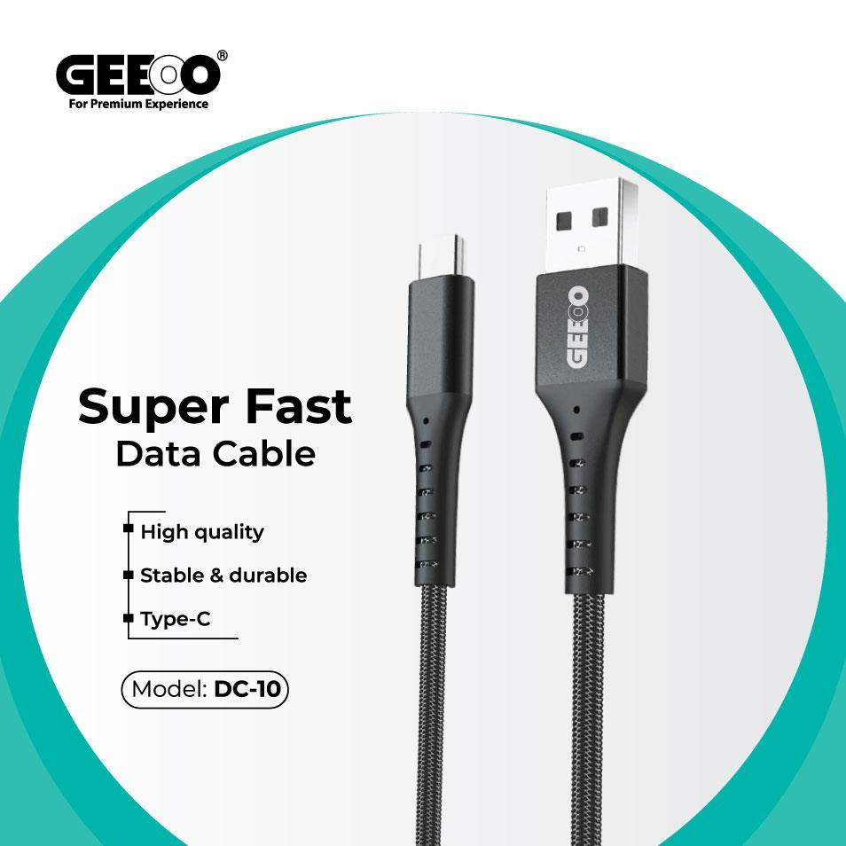 Geeoo Dc 10 Fast Charging Cable 3A Short Cable Type C B Geeoo Dc 10 Fast Charging Cable 3A Short Cable Type C B