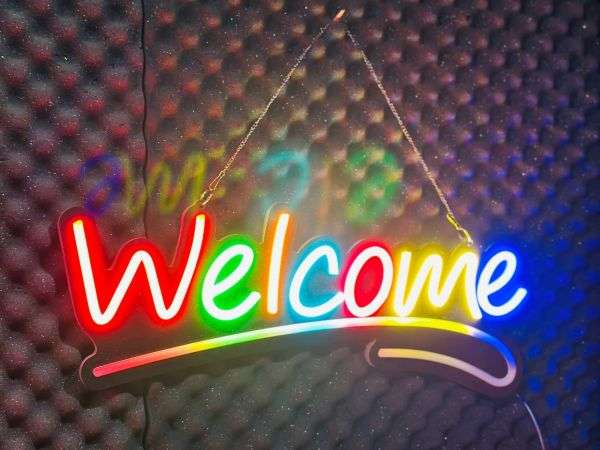 Gearup Welcome10 Neon Sign For Greetings At Shop, Restaurant , Pharmacy, Cafe Gearup Welcome10 Neon Sign For Greetings At Shop, Restaurant , Pharmacy, Cafe