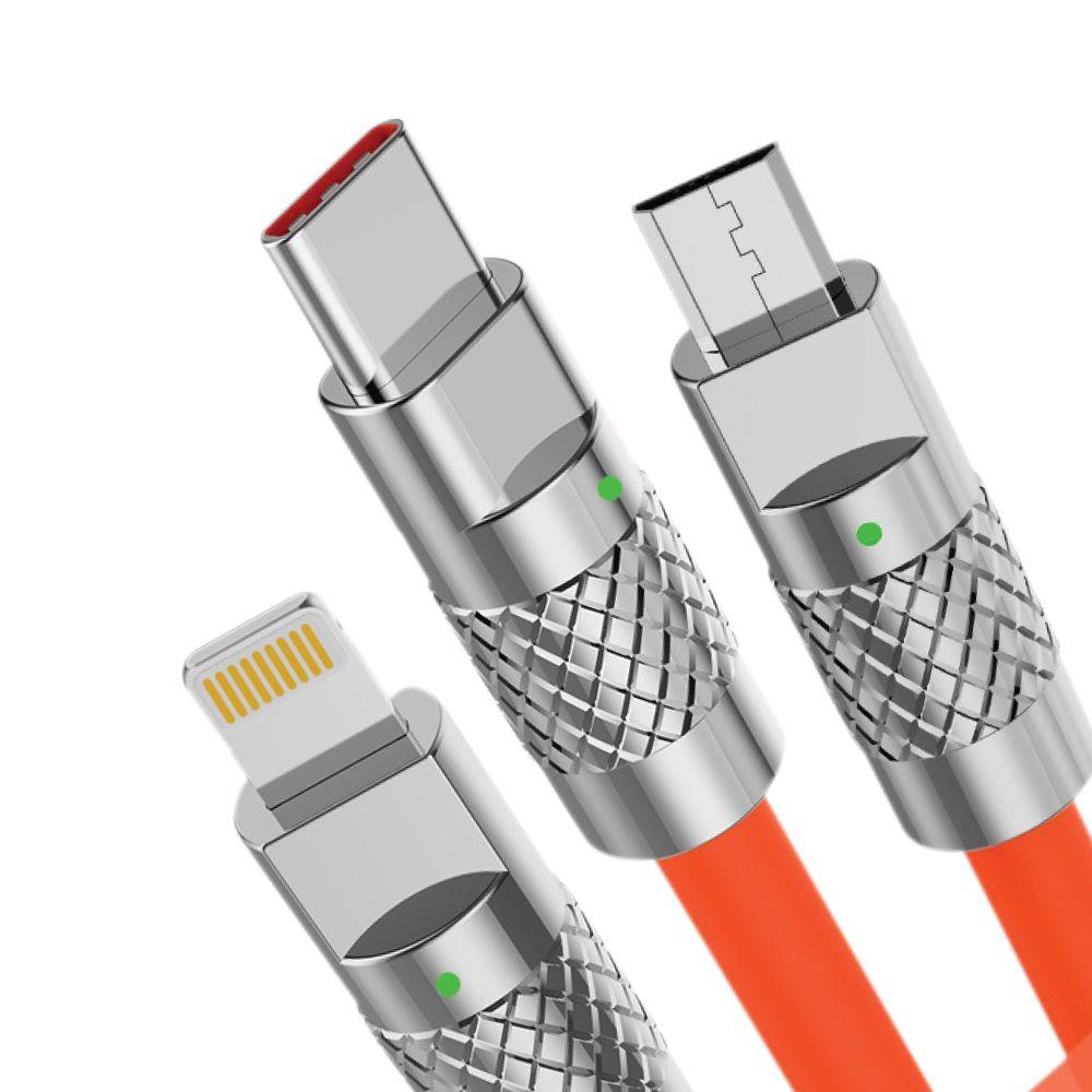 3 In 1 Super Fast Charging Cable Dc 306