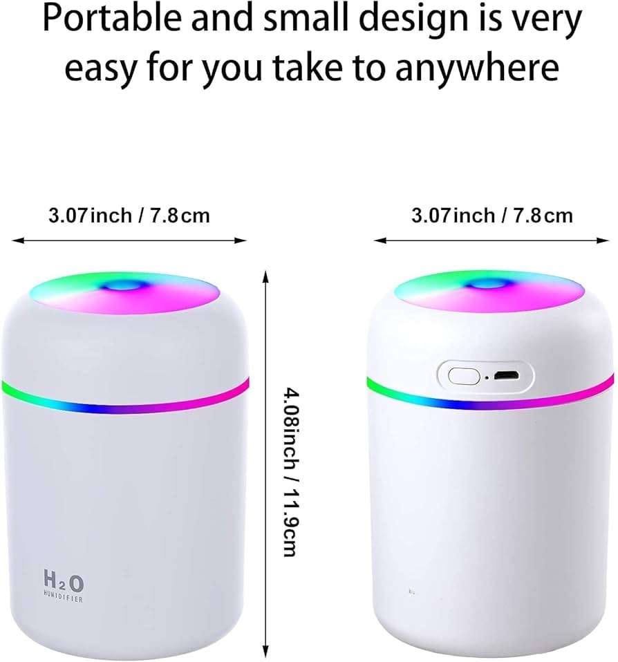 H2O Mini Usb Humidifier – Grey Color E H2O Mini Usb Humidifier – Grey Color E
