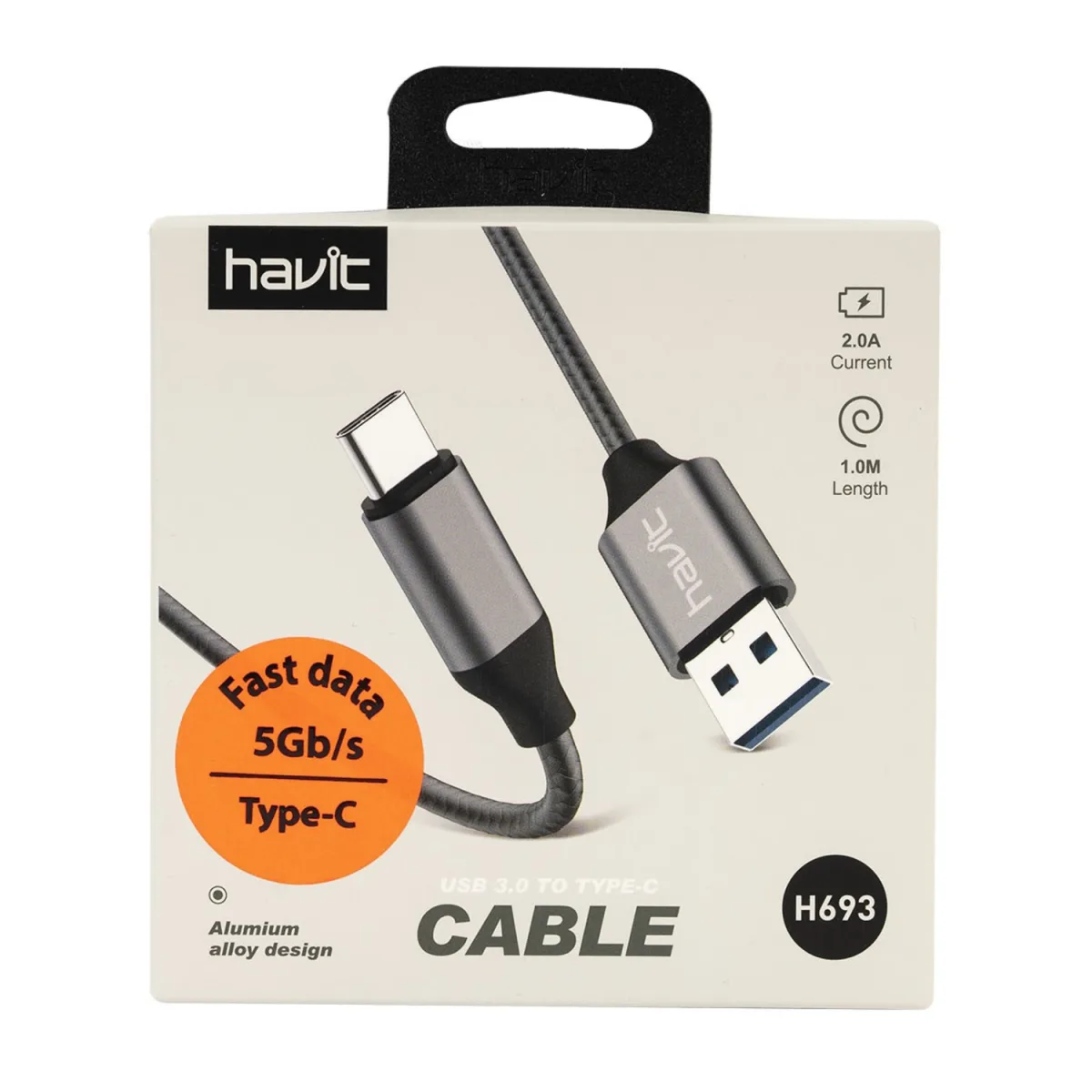 Havit H693 Data &Amp; Charging Cable Usb 3 0 To Type C B Havit H693 Data &Amp; Charging Cable Usb 3 0 To Type C B