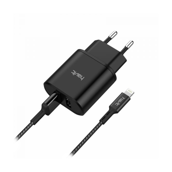 Havit St822 2 In 1 Usb Charge Kit With Usb To Lightning(Iphone) Cable A