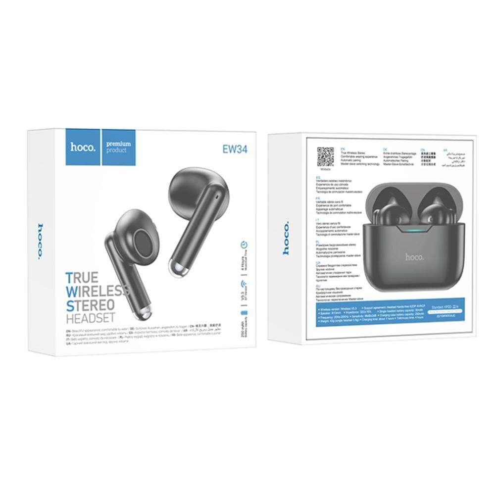 Hoco Ew34 True Wireless Bluetooth Earbuds C Hoco Ew34 True Wireless Bluetooth Earbuds C