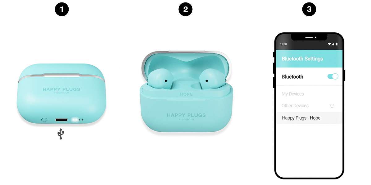 Happy Plugs Hope True Wireless Earbuds C Happy Plugs Hope True Wireless Earbuds C