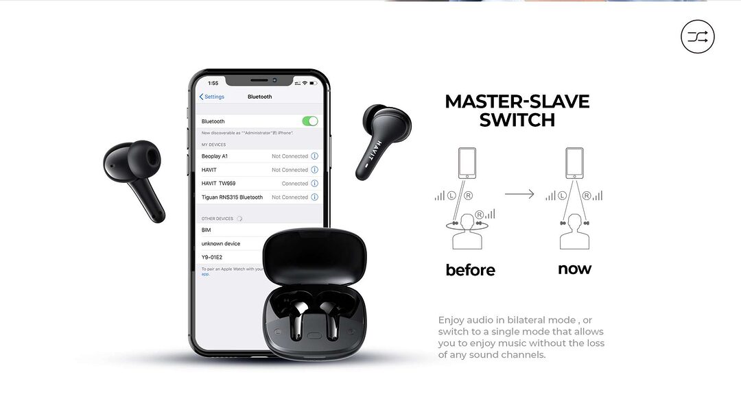 Havit Hv Tw959 True Wireless Earbuds D Havit Hv Tw959 True Wireless Earbuds D