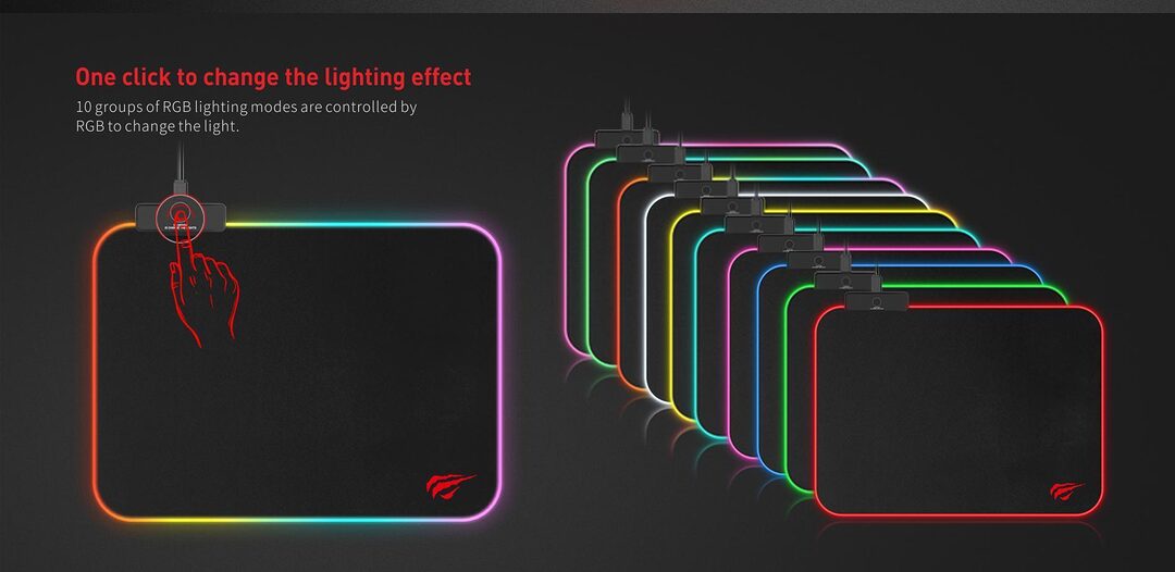 Havit Mp901 Rgb Gaming Black Mouse Pad E Havit Mp901 Rgb Gaming Black Mouse Pad E