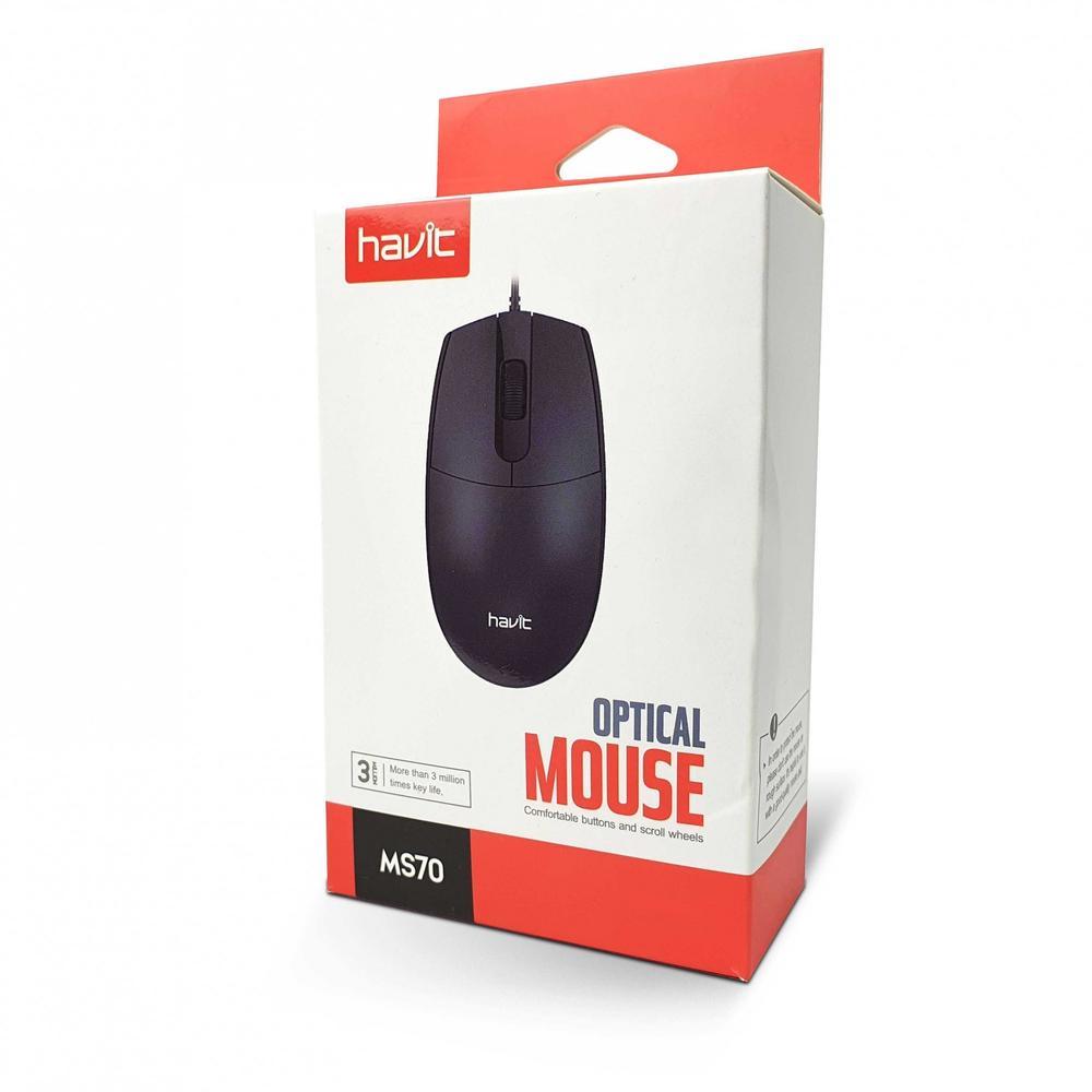 Havit Ms70 Wired Optical Mouse B Havit Ms70 Wired Optical Mouse B
