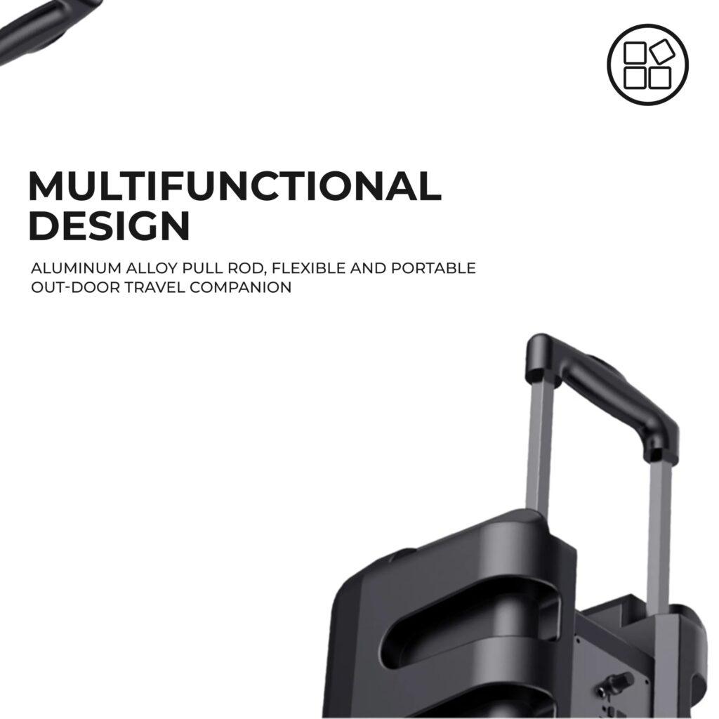 Havit Sq116Bt Bluetooth Portable Trolley Speaker With Microphone D Havit Sq116Bt Bluetooth Portable Trolley Speaker With Microphone D