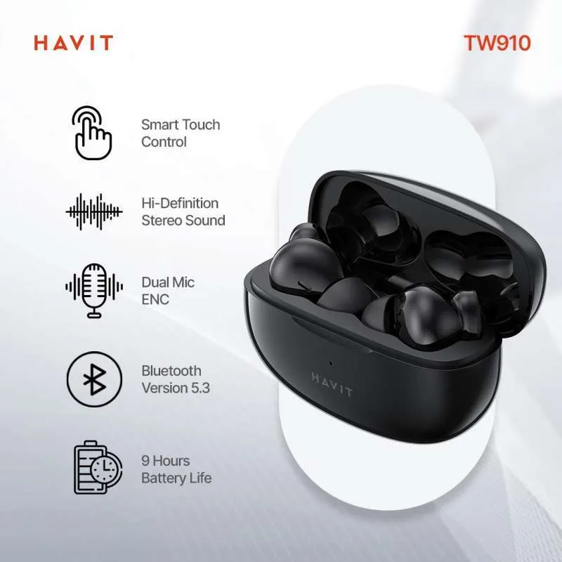 Havit Tw910 True Wireless Earbuds B Havit Tw910 True Wireless Earbuds B