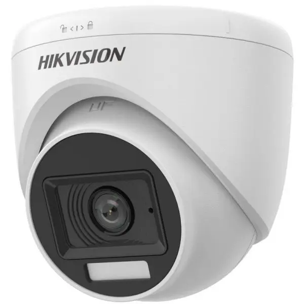 Hikvision Ds 2Ce76D0T Lpfs 2Mp Dual Light Audio Fixed Turret Camera