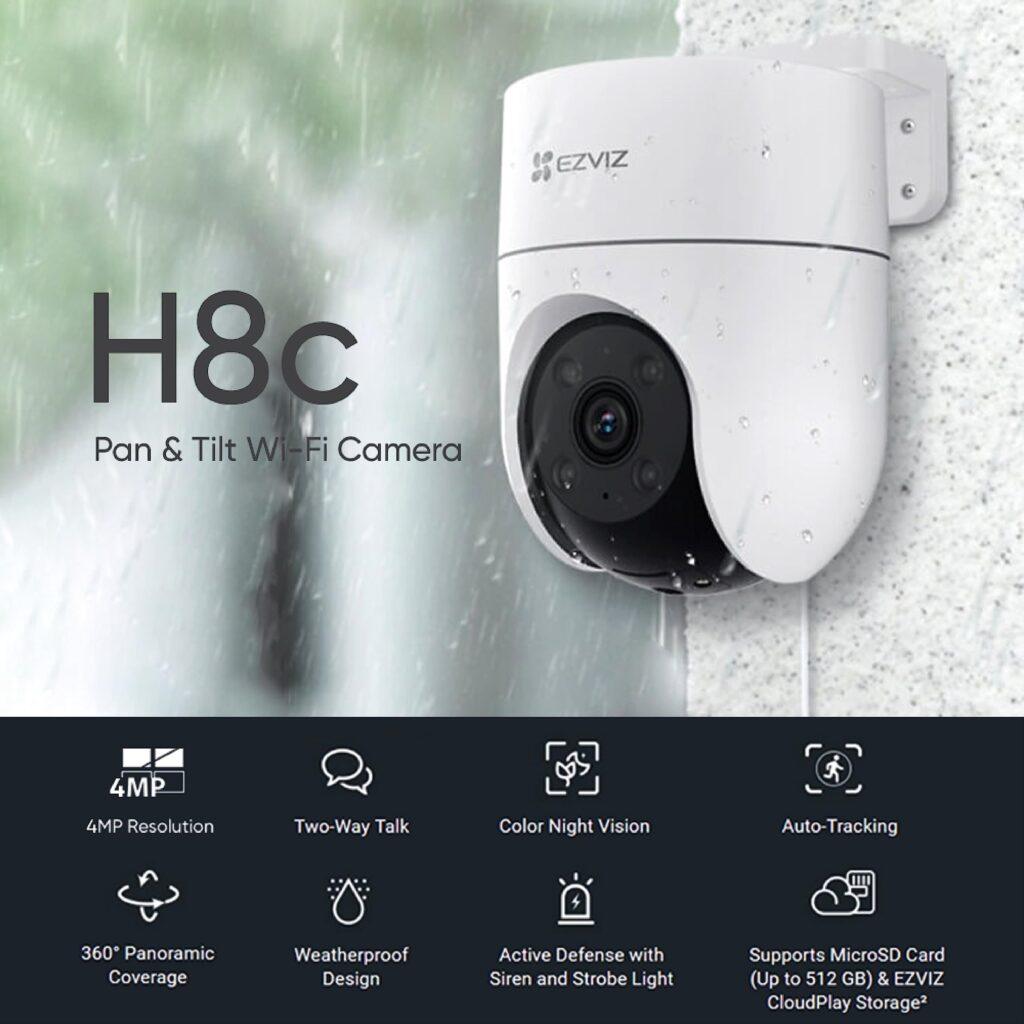 Hikvision Ezviz Cs H8C 2Mp Wi Fi Dome Ip Camera A Hikvision Ezviz Cs H8C 2Mp Wi Fi Dome Ip Camera A