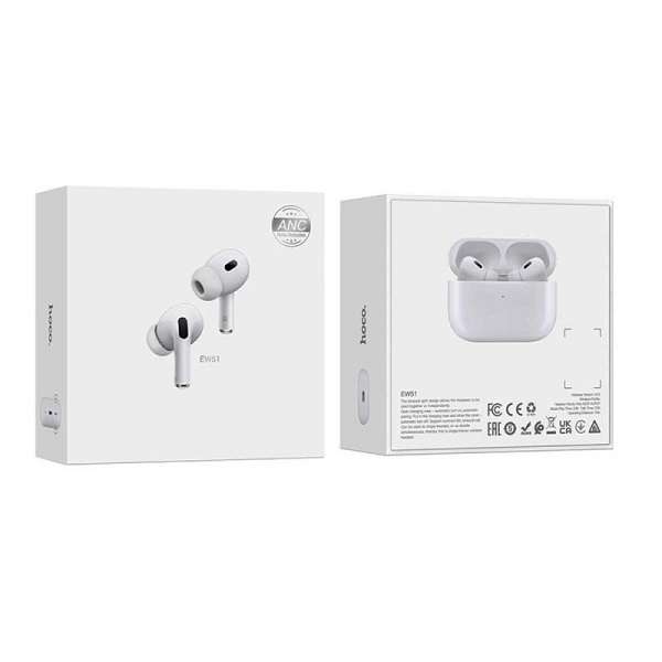 Hoco Ew51 Anc True Wireless Bluetooth Earbuds C Hoco Ew51 Anc True Wireless Bluetooth Earbuds C