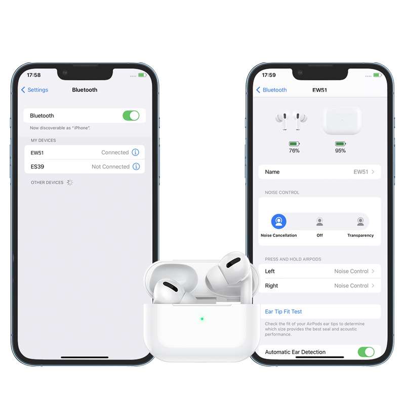 Hoco Ew51 Anc True Wireless Bluetooth Earbuds E Hoco Ew51 Anc True Wireless Bluetooth Earbuds E