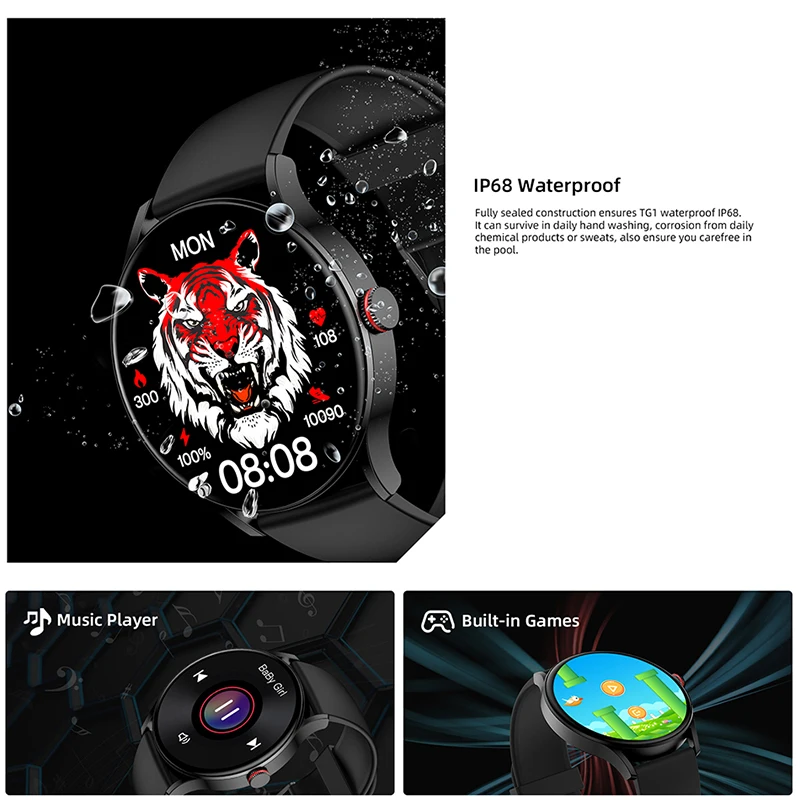 Imilab Imiki Tg1 Bluetooth Calling Smartwatch F Imilab Imiki Tg1 Bluetooth Calling Smartwatch F