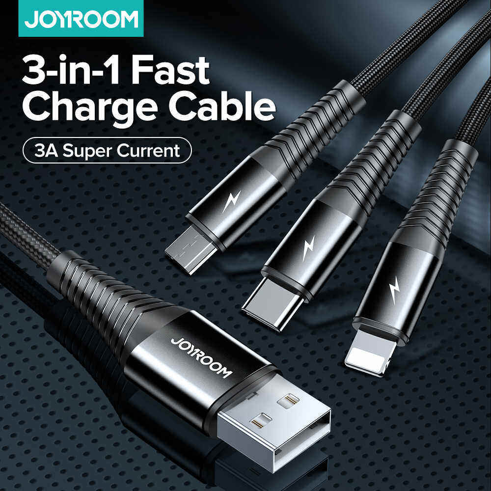 Joyroom S 1230G4 3 In 1 Charging Cable C Joyroom S 1230G4 3 In 1 Charging Cable C