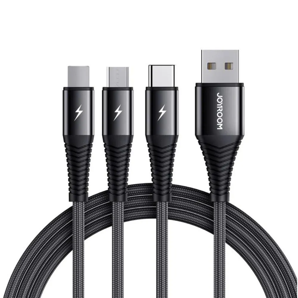Joyroom S 1230G4 3 In 1 Charging Cable Joyroom S 1230G4 3 In 1 Charging Cable
