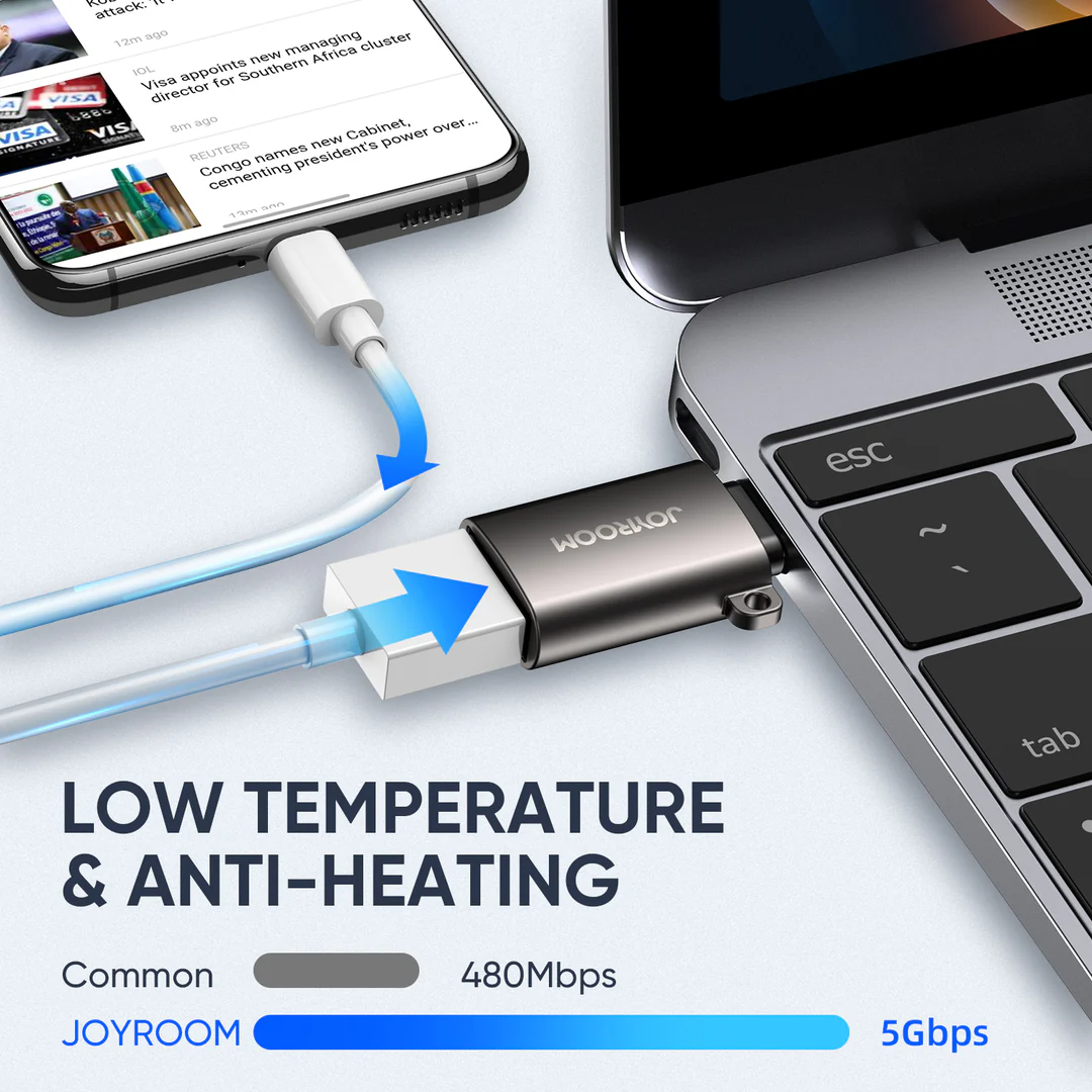 Joyroom S H151 Type C Male To Usb Female Adapter A Joyroom S H151 Type C Male To Usb Female Adapter A