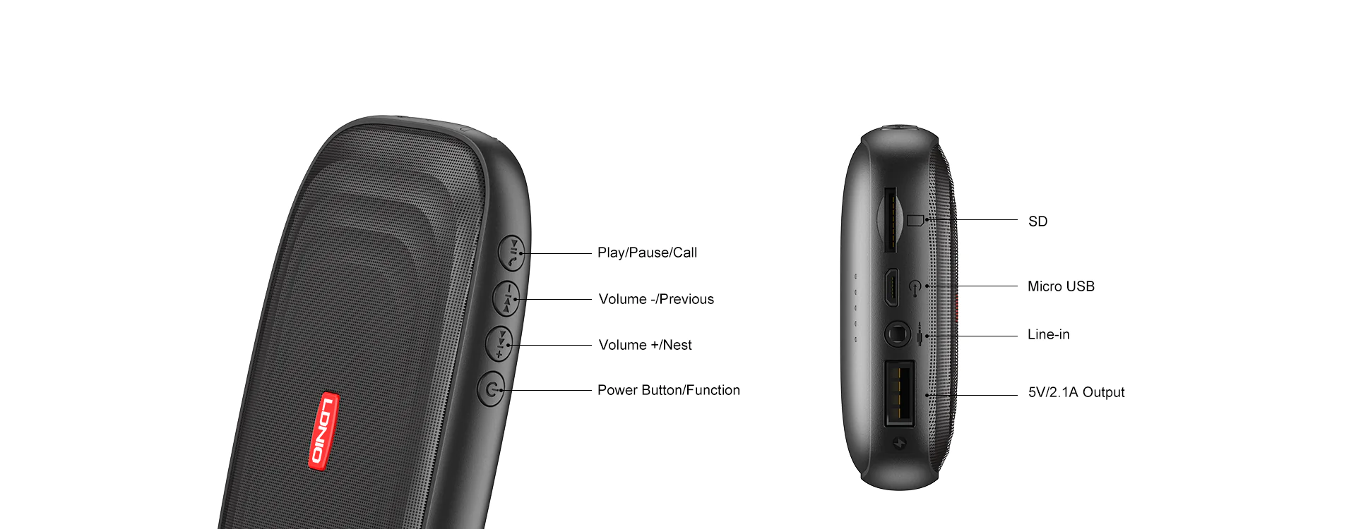 Ldnio Bts11 Bluetooth Speaker C Ldnio Bts11 Bluetooth Speaker C