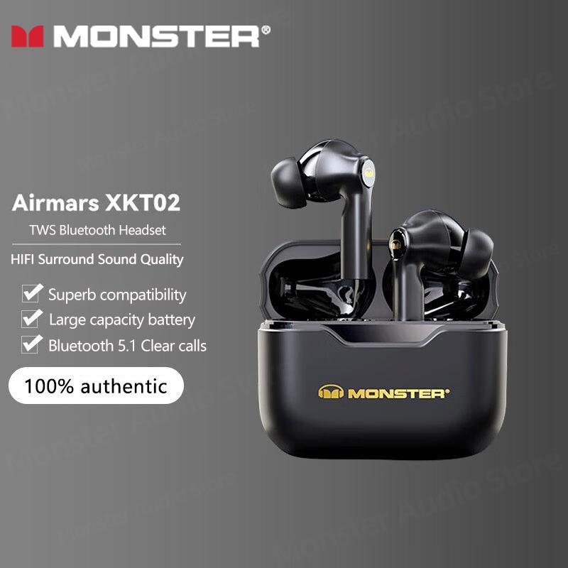 Monster Airmars Xkt02 True Wireless Bluetooth Earphones C Monster Airmars Xkt02 True Wireless Bluetooth Earphones C