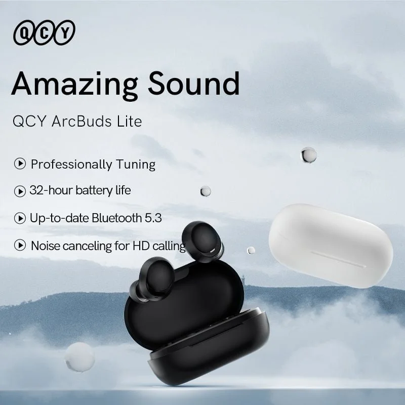 Qcy Arcbuds Lite (T27) Tws Wireless Earbuds B Qcy Arcbuds Lite (T27) Tws Wireless Earbuds B