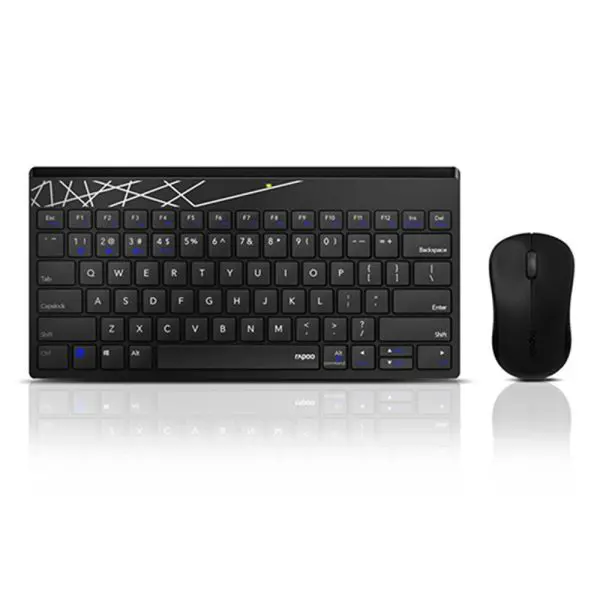 Rapoo 8000M Multi Mode Wireless Keyboard And Mouse Combo A Rapoo 8000M Multi Mode Wireless Keyboard And Mouse Combo A