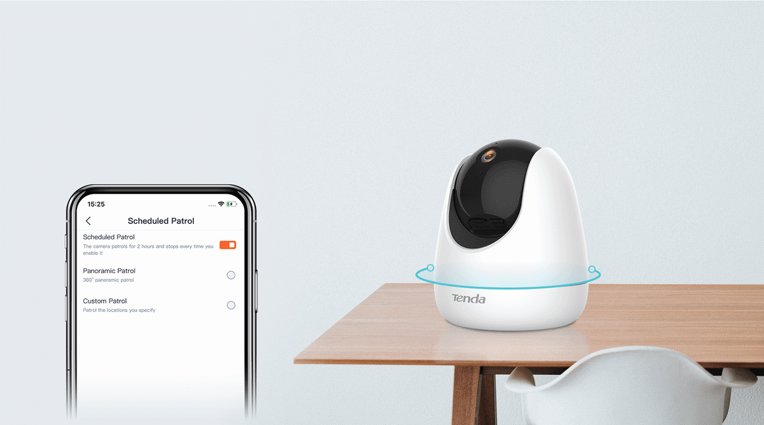 Tenda Cp6 2K Security Pan Tilt Camera E Tenda Cp6 2K Security Pan Tilt Camera E