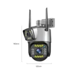 V380 WiFi Dual Lens Security Smart Ip Camera
