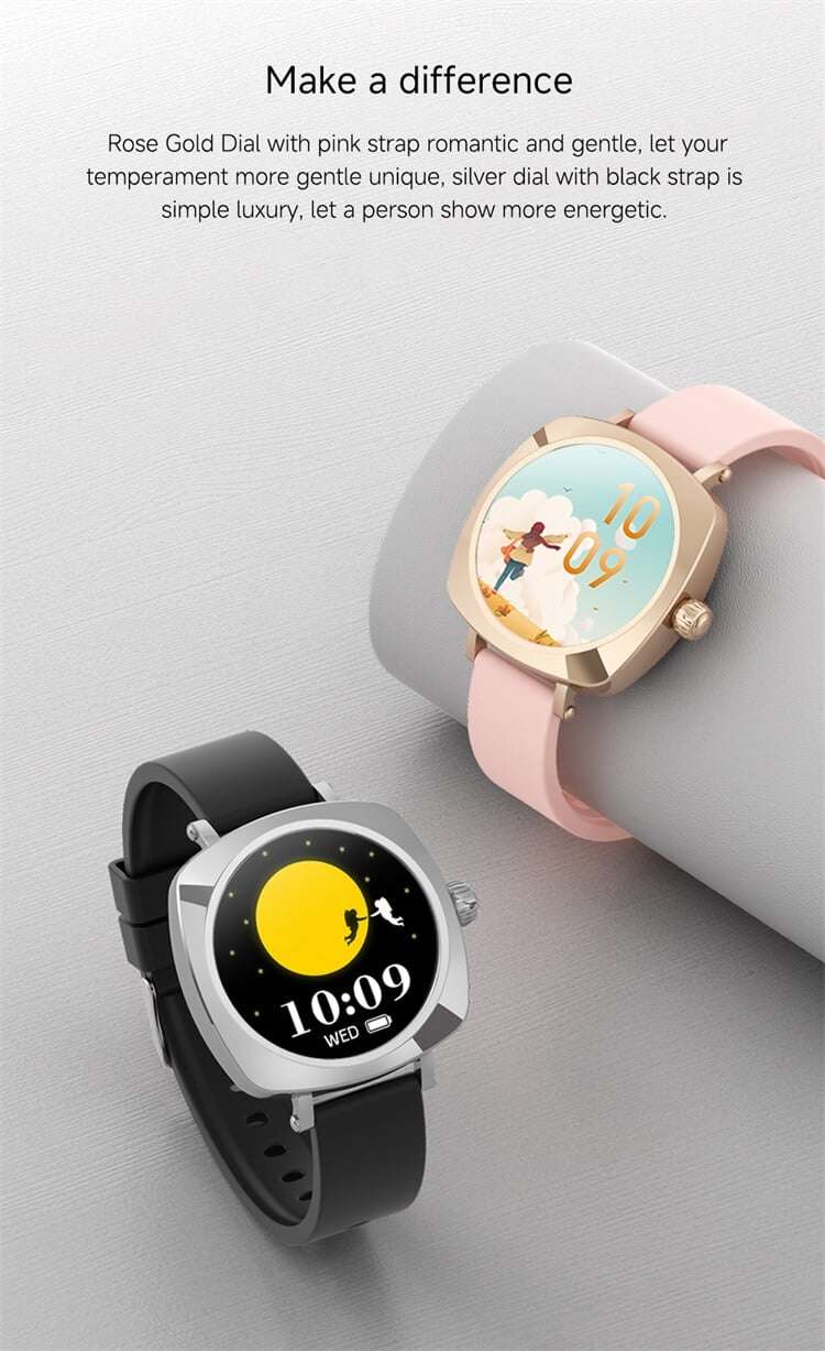 Valdus Vl40 Pro Smartwatch Fashion Women’s Watch 1 19 Inch Amoled Screen Thin Lightweight Wearing A