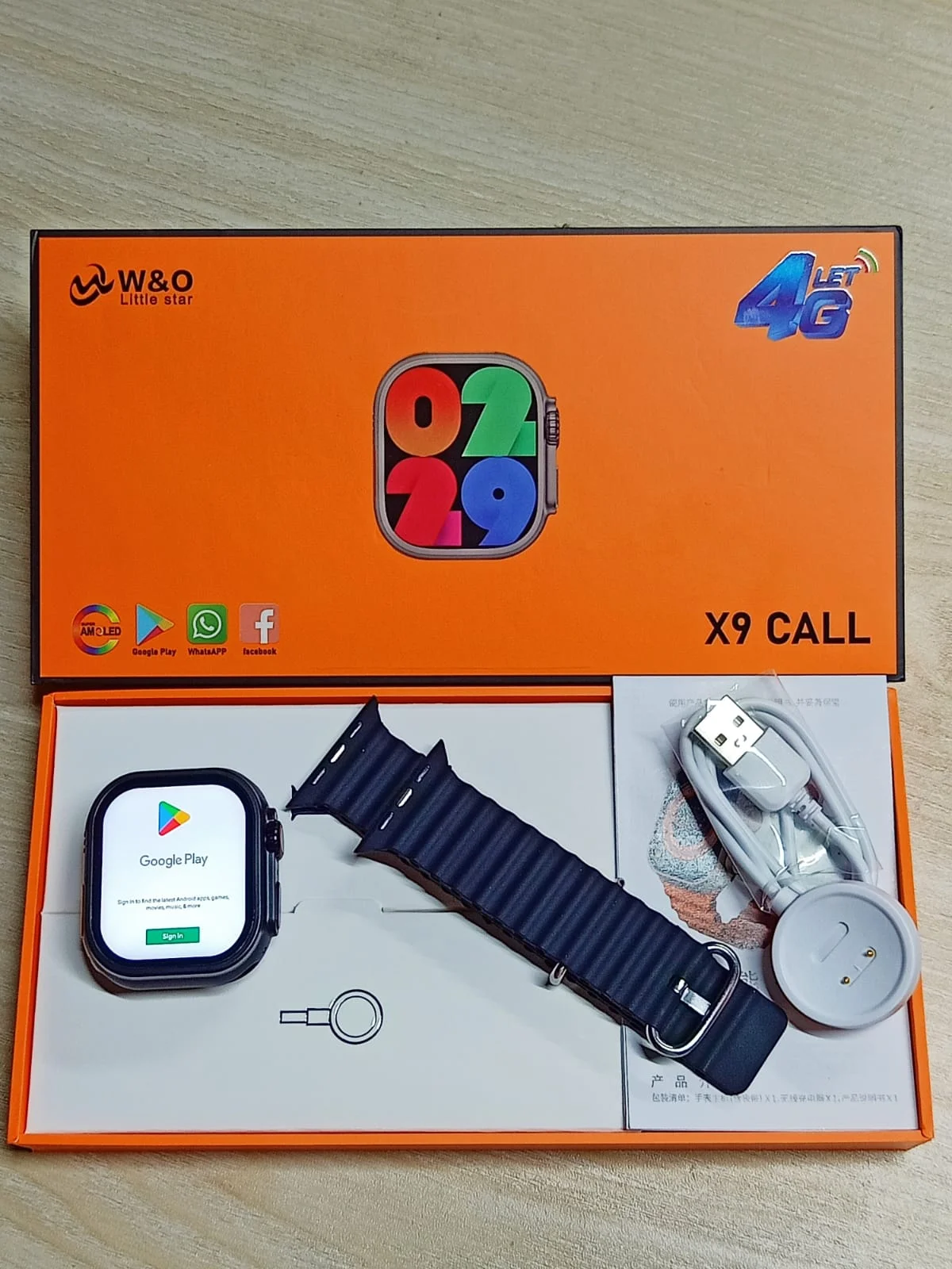 W&Amp;O Little Star X9 Call 4G Android Smart Watch B W&Amp;O Little Star X9 Call 4G Android Smart Watch B