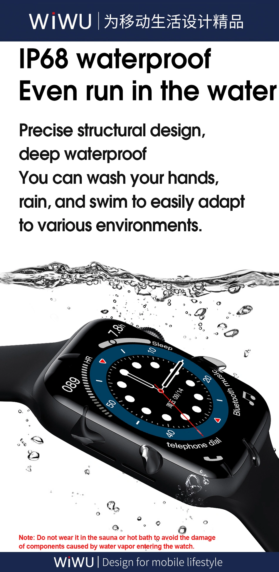 Wiwu Sw01 Ultra Bluetooth Calling Sports Smart Watch C Wiwu Sw01 Ultra Bluetooth Calling Sports Smart Watch C